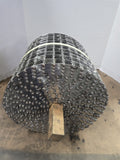 Flat Wire Mesh Galvanized Conveyor Belt 11" W x 50 Ft Long
