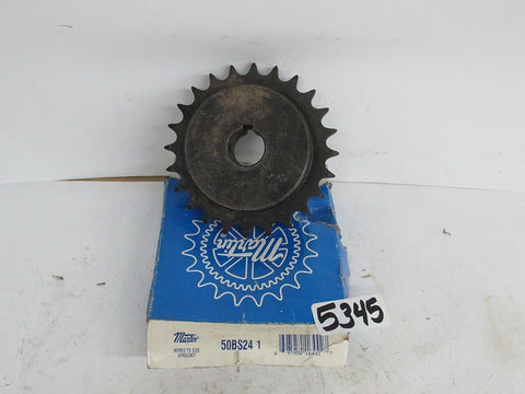 Martin 50Bs241 Sprocket 50 Chain 24 Teeth 1" Keyed Bore New