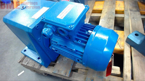 CEG MTOML80B4/2B35 1 HP AC GEAR MOTOR, 230/460 VOLTS, 1692 RPM, 80 FRAME