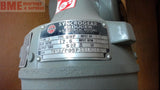 Us Motors Syncrogear Reducer Left Angle Type Gwf, Frame 6, 17.6:1 Ratio, 1.0 Hp