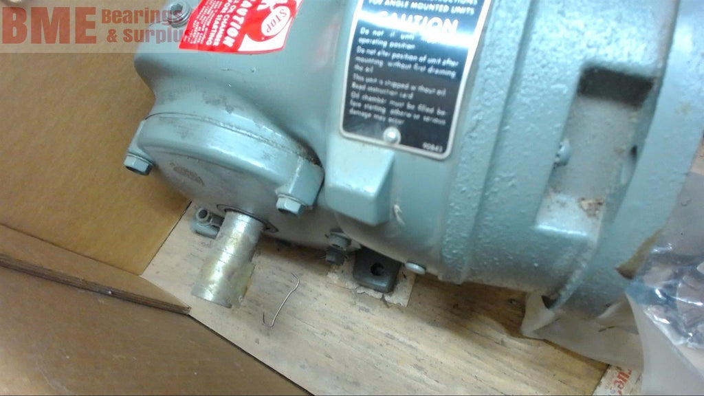 SYNCROGEAR 7220 /P08P168R038F LEFT ANGLE GEAR REDUCER 1 HP 21:1 RATIO 6 FRAME