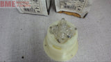 LOT OF 2 LEVITON 2415 FLANGED INLET 20 AMP, 125/250 VOLTS