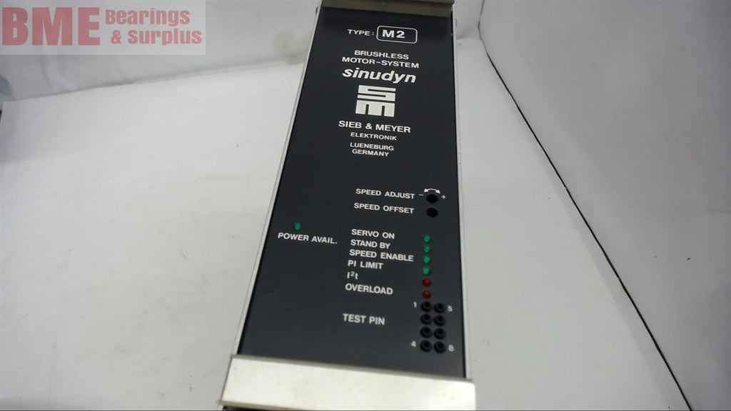 SINUDYN TYPE M2 BRUSHLESS MOTOR-SYSTEM