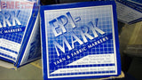 LOT OF 7 BOX EPI-MARK YARN & FABRIC MARKERS BLUE 6