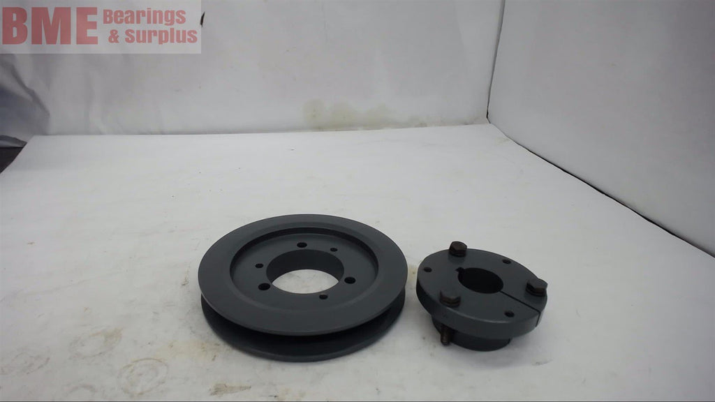 1B54SDS PULLEY WITH BUSHING, 1 GROOVE, 5.4" OD, SDS BUSHING 1-1/5 BORE