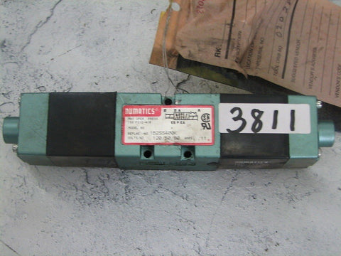 Numatics Solenoid Valve 152Ss400K - 2 Attachments - Used
