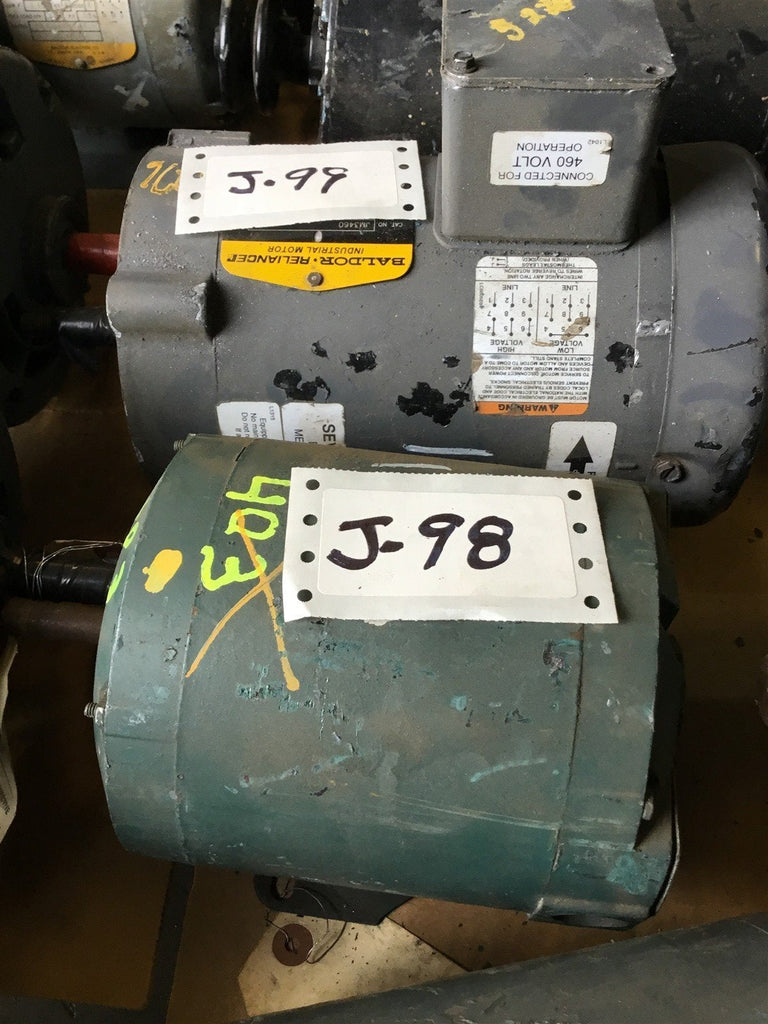 RELIANCE P48G13329-11 1/4 HP AC MOTOR 230/460 VOLTS, 1725 RPM, 4P, 48 FRAME