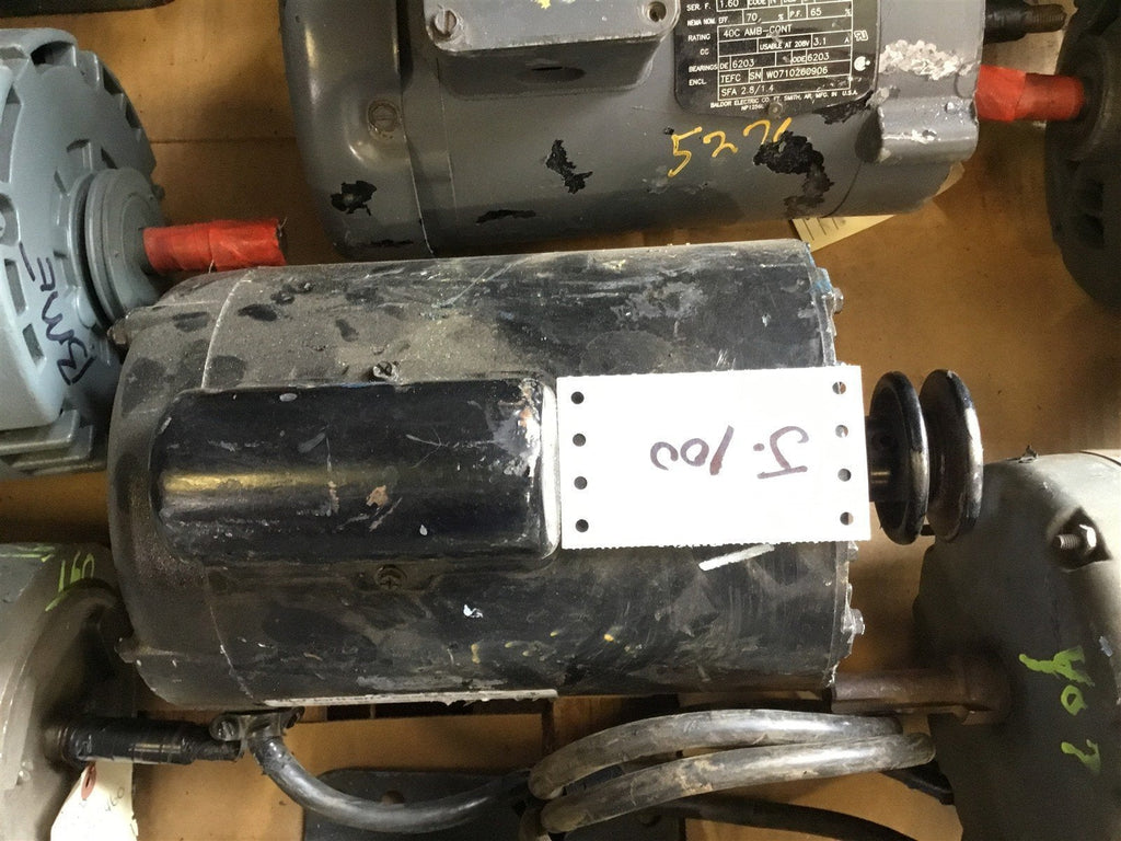 B-182621-20 2 HP AC MOTOR 115/230 VOLTS, 3450 RPM, 2P, 56 FRAME