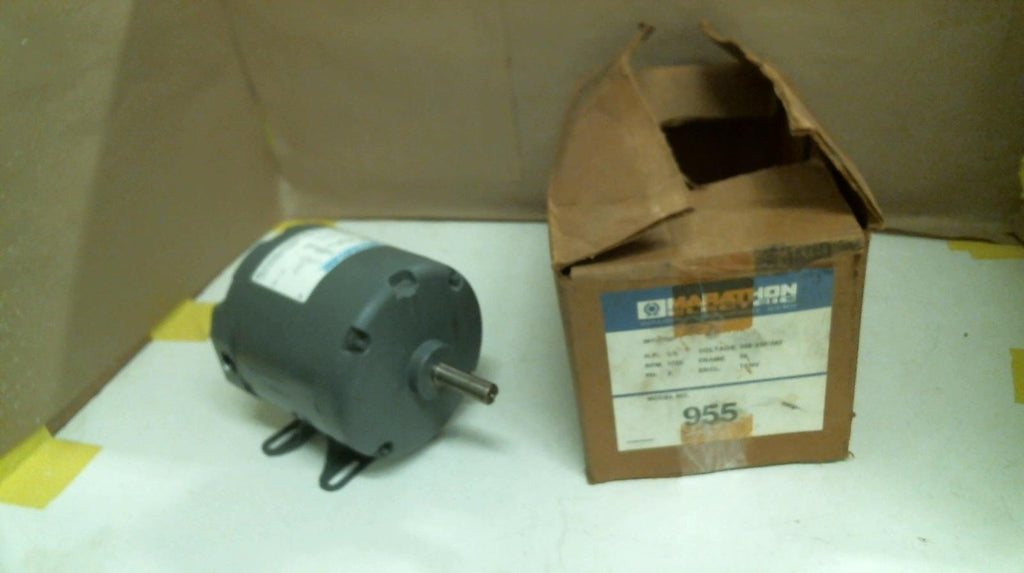 MARATHON ELECTRIC 955, 1/3 HP, AC MOTOR, 208-230/460V, 1725RPM, 4P, 56 FRAME