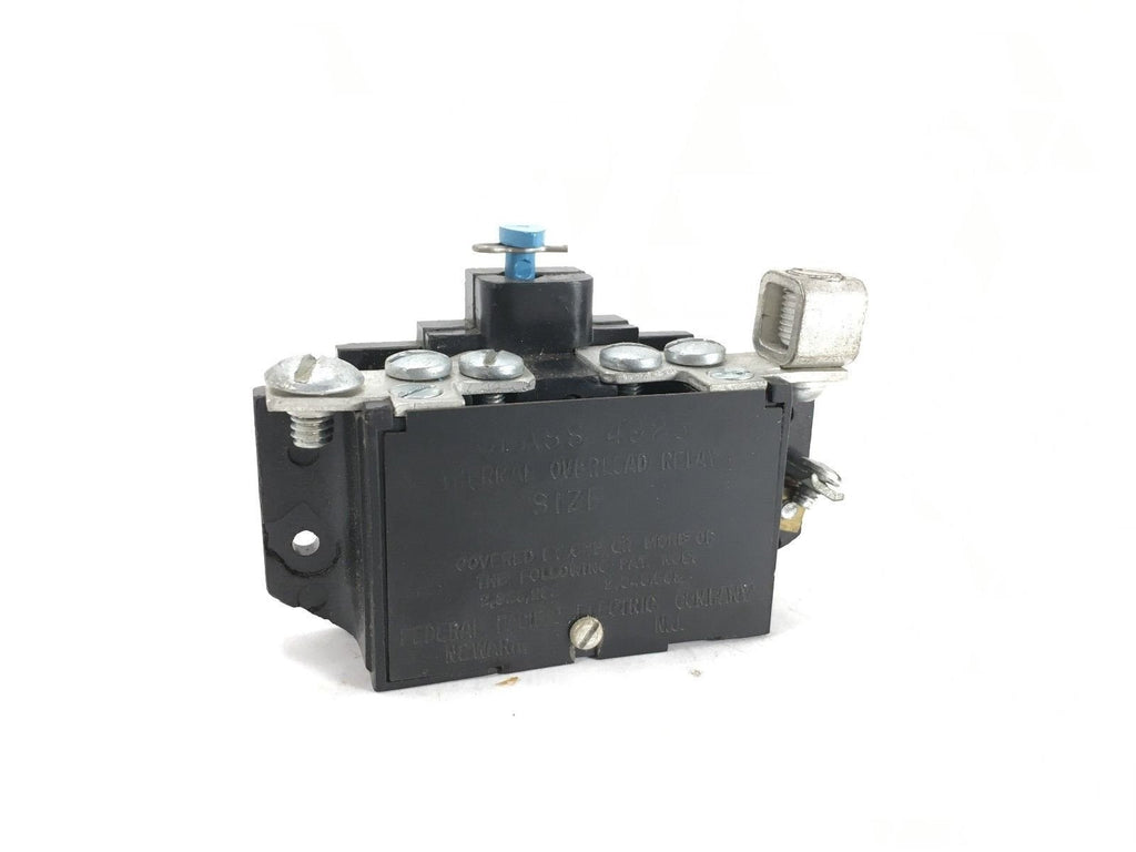 FEDERAL PACIFIC 85090 THERMAL OVERLOAD RELAY - NEW