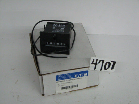 Eaton Durant 6-Y-41323406-MEQLL Miniature Electric Counter w/ Instruction Sheet