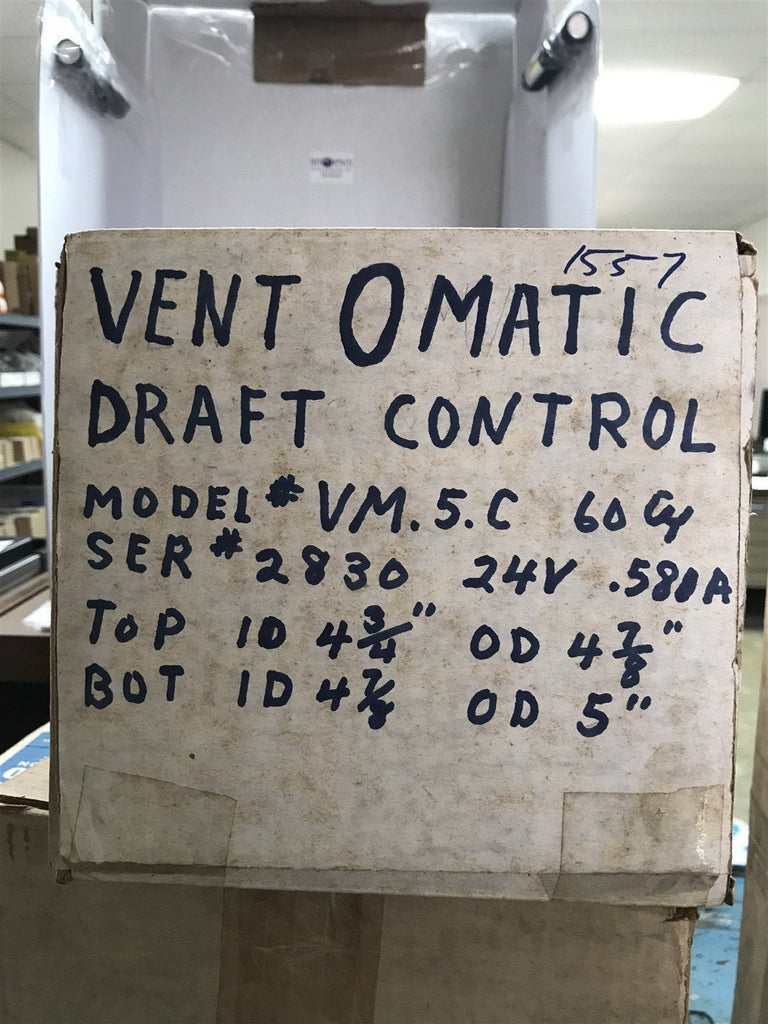 VENTOMATIC VM.5.C DRAFT CONTROL 2830 24V 580A