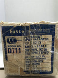 FASCO D711 ELECTRIC MOTOR 1, 1/2, 1/3 HP, 1075 RPM