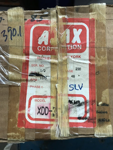 AJAX X-DD-3-LN MOTOR 1/2HP 1075RPM 1PH