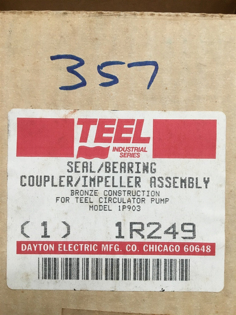 TEEL 1R249 SEAL/BEARING COUPLER/IMPELLER ASSEMBLY