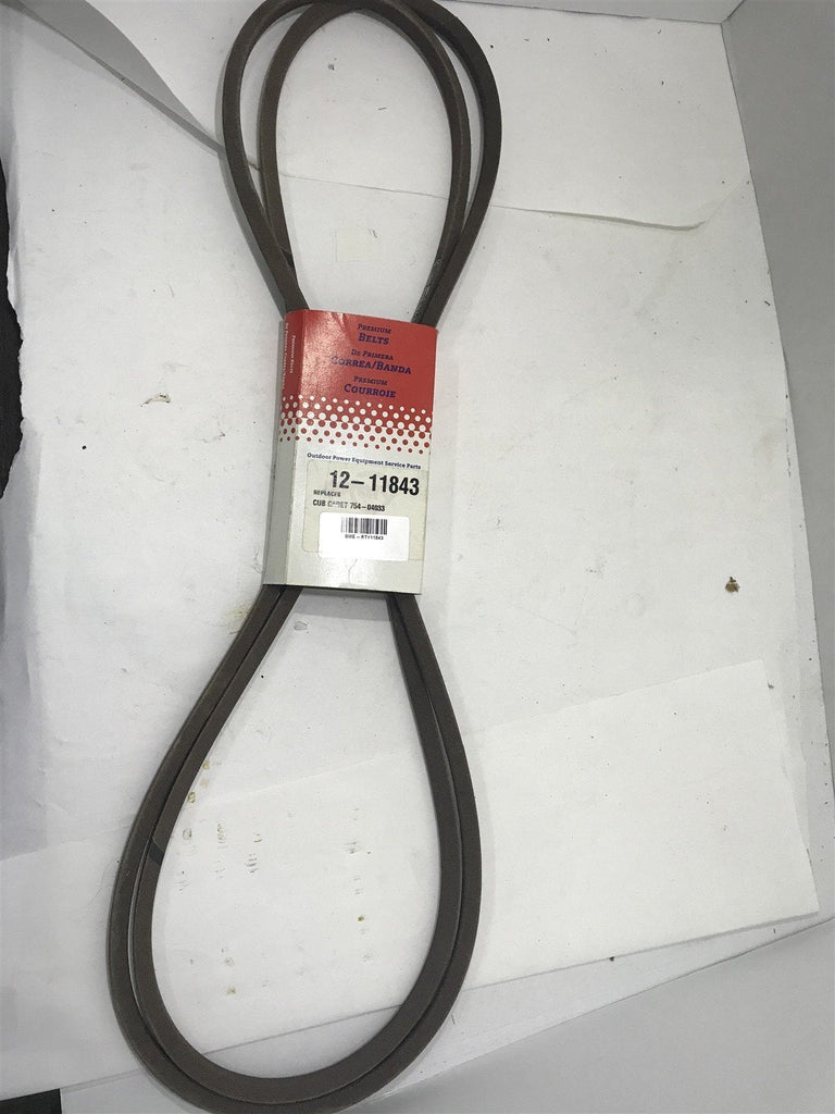 ROTARY BELT 12-11843 REPLACES CUB CADET 754-04033