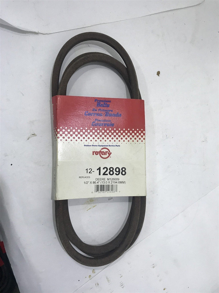 ROTARY BELT 12-12898 REPLACES DEERE M126009