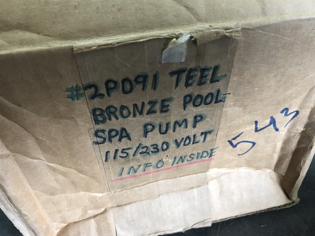 TEEL 2P091 BRONZE POOL SPA PUMP 115/230V CROS REF 3883-97 PUMP STORE