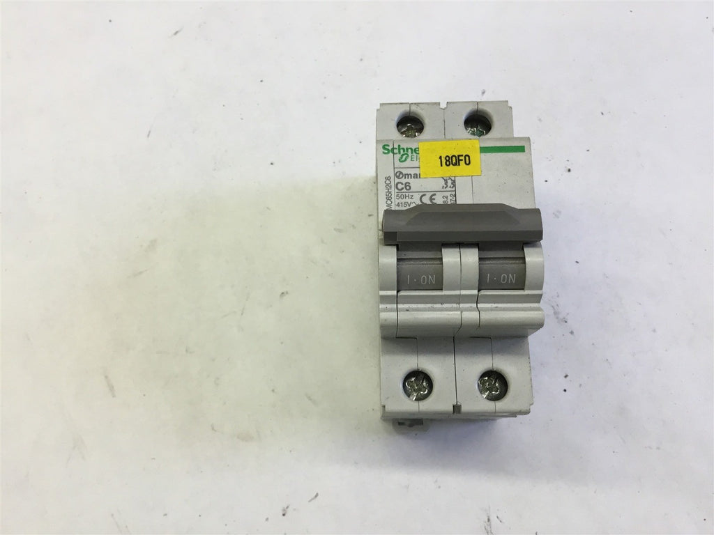 SCHNEIDER C6 BREAKER 2 POLE