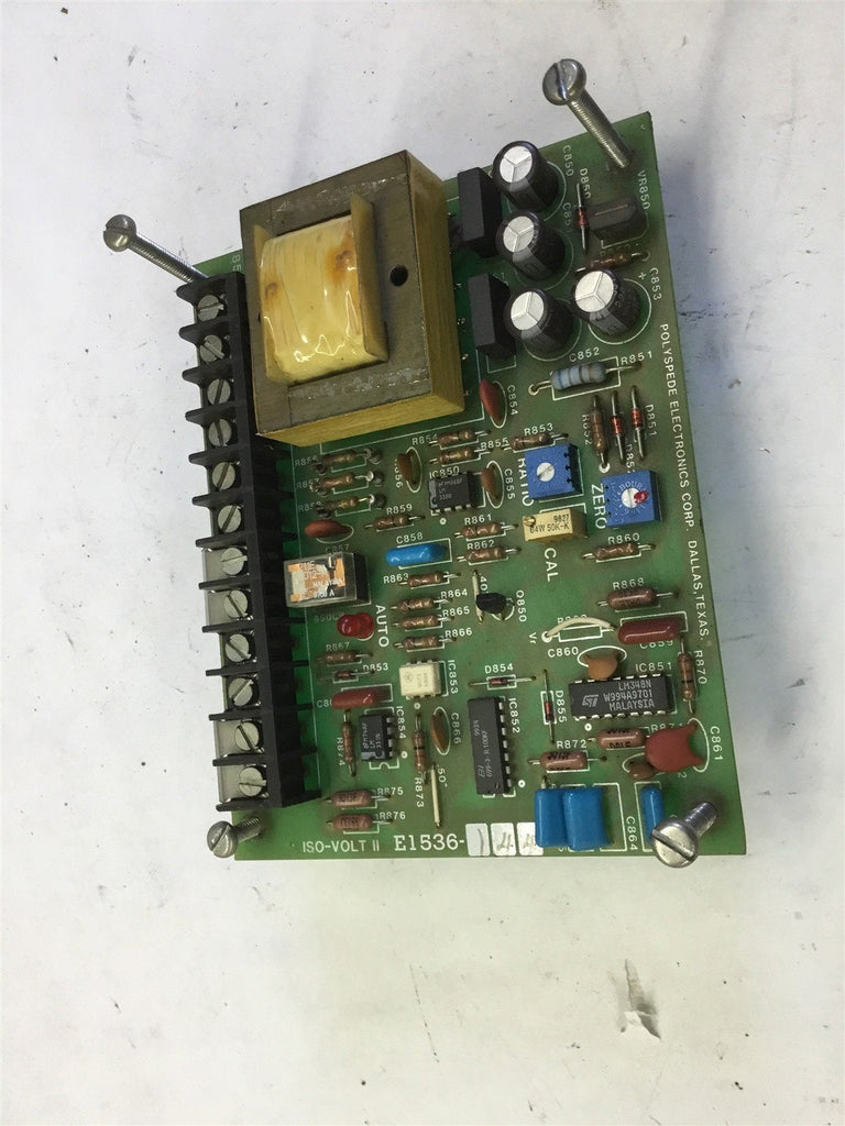 POLYSPEDE ELECTRONICS ISO-COLT II E1536-144 SIGNAL ISOLATION BOARD