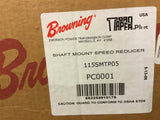 BROWNING 115SMTP05 SHAFT MOUNT SPEED REDUCER