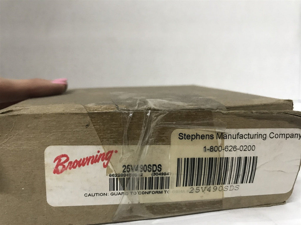Browning, 25V490SDS Fixed Pitch Sheave 2 Groove 4.9 Inch Diam Used with 5V Belts