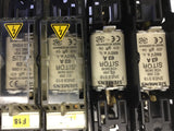 LOT OF 4--SIEMENS 3NE8018 63 AMP FUSES IN FUSE BLOCK