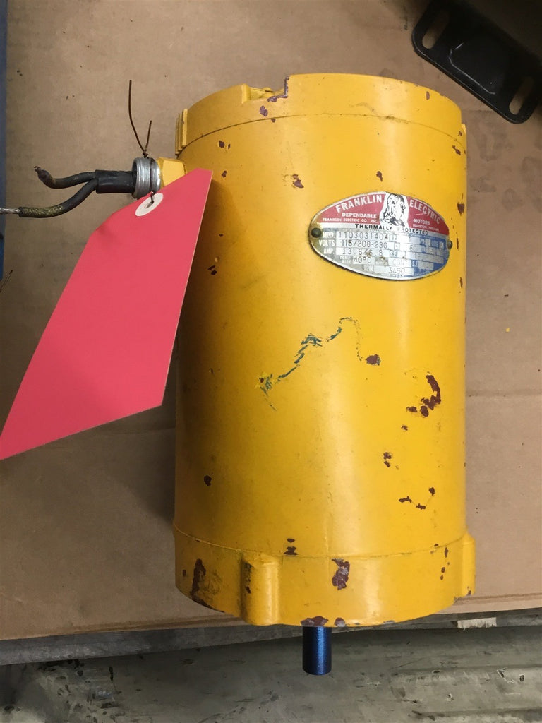 FRANKLIN ELECTRIC 1103031404 1 HP 3450 RPM, 115/208-230 VOLTS, SINGLE PHASE