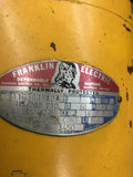 FRANKLIN ELECTRIC 1103031404 1 HP 3450 RPM, 115/208-230 VOLTS, SINGLE PHASE