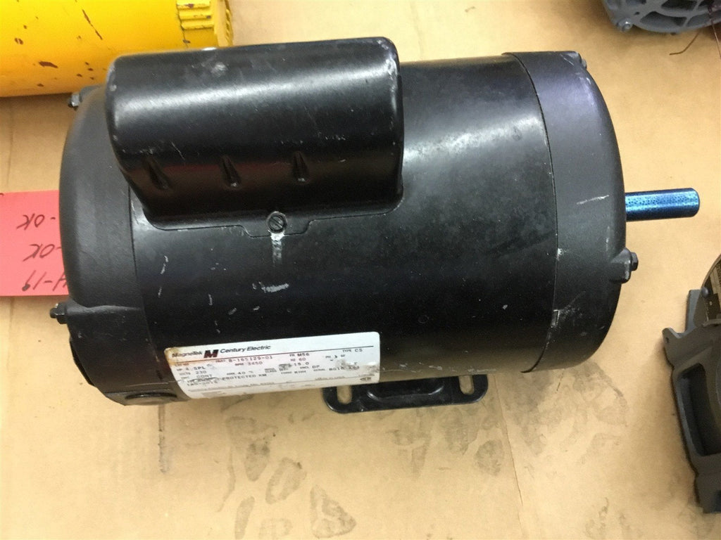 MAGNETEK 8-165129-01 4 SPL HP AC MOTOR 230 VOLTS, 3450 RPM, 2P, SINGLE PHASE