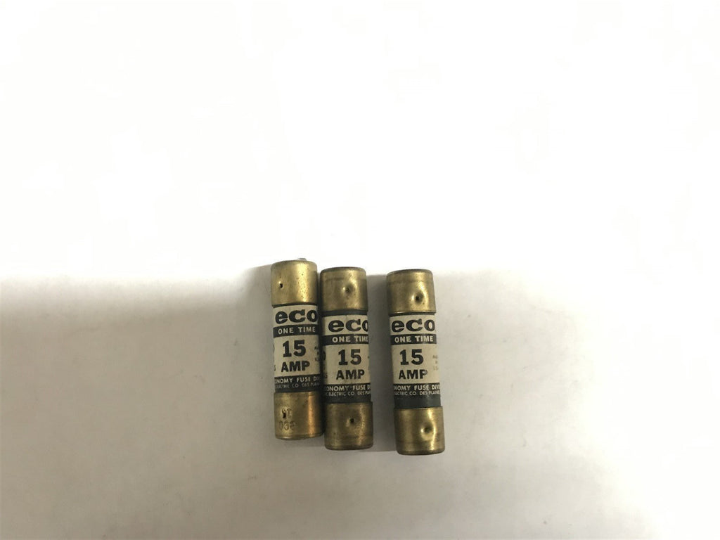 ECON 15 A FUSES LOT OF 3