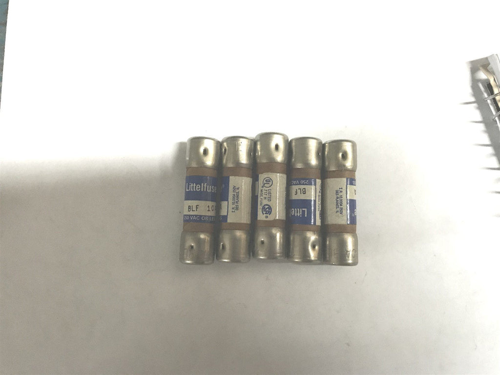 LITTELFUSE BLF 10 FUSES LOT OF 5