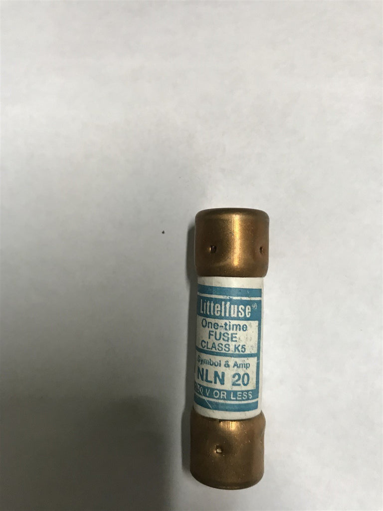 LITTELFUSE NLN 20 FUSES LOT OF 7