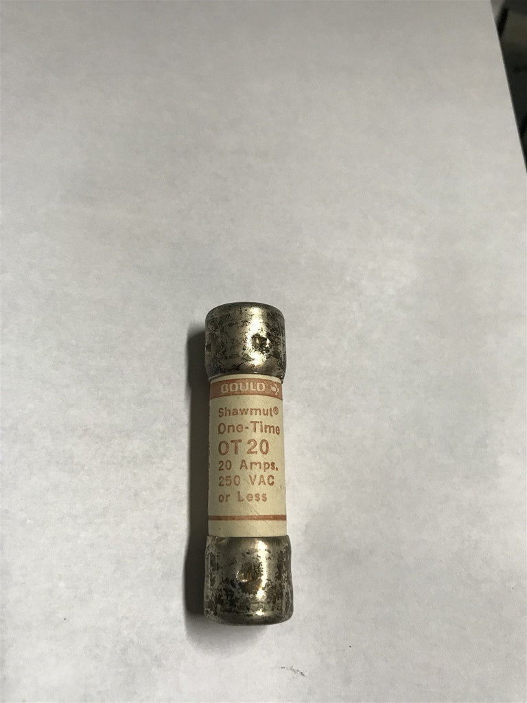 GOULD OT 20 LOT OF 5 FUSES