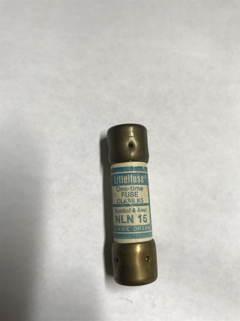 LITTELFUSE NLN 15 FUSES LOT OF 4