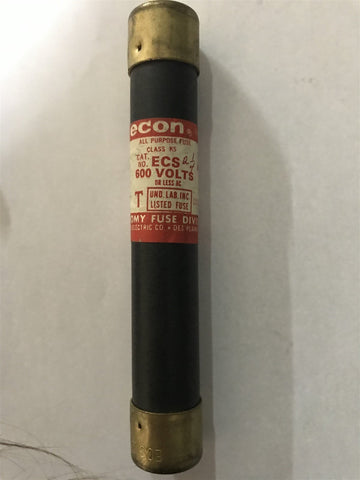 ECONOMY ECS 2 1/4 FUSE LOT OF 3