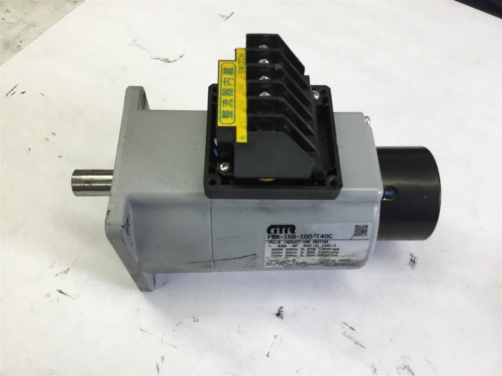 NISSEI CORP 55129121001 40 WATT 4P 160:1 RATIO 220 V .26A 1550 RPM