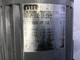 NISSEI 0.4 KW MOTOR 4P --DATA PLATE IS SCRATCHED