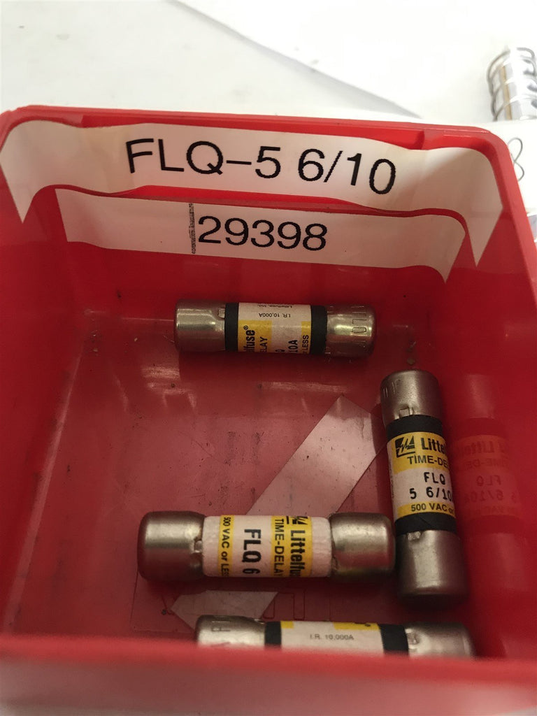 LITTELFUSE FLQ 5 6/10 LOT OF 4 FUSES