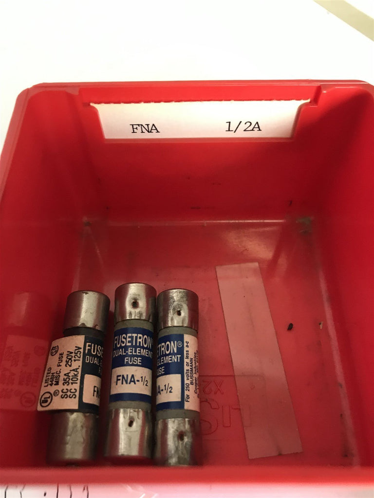 FUSETRON FNA 1/2 LOT OF 3