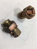 LOT OF 2-- BLAKCBURN 2H SPLIT BOLT CONECTORS 2 SOLID 6-3 AWG