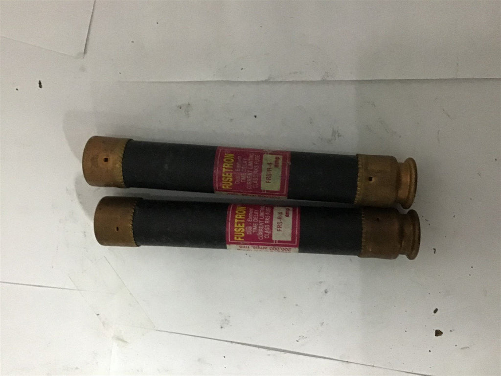 FUSETRON FRS-R-4 LOT OF 2 FUSES