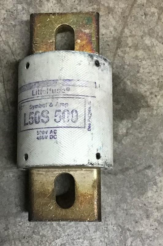 LITTELFUSE L50S 500 FUSE SURPLUS