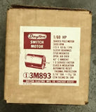 DAYTON 3M893 MOTOR 1/60 HP 3000 RPM 115V 60 HZ 1 PH