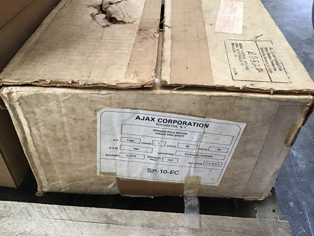 AJAX SP-10-EC 1/100 HP 1550 RPM 60 HZ 115V .64 AMP
