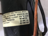 UNIVERSAL ELECTRIC JA1C634DV 1/125 HP 115 VOLTS, 3000 RPM, .46 AMP