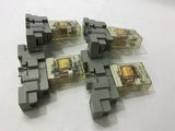 LOT OF 4-- EAGLE SIGNAL I6QICA120 RELAY WITH BASE, 120 V COIL