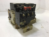 SQUARE D 8536 SB02 NEMA SIZE 0 REVERSING STARTER 460V @5 HP 120 V COIL