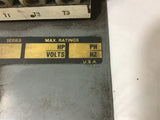 ALLEN-BRADLEY MOTOR CONTROL CENTER UNIT BUCKET SIZE 1 10 HP 460 VOLTS