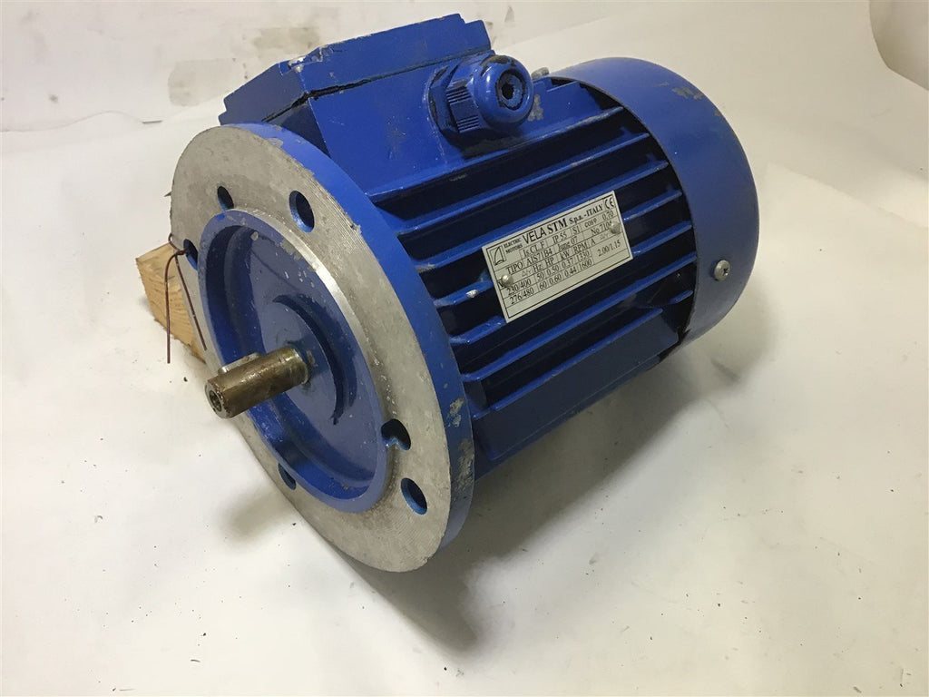 VELA STM AIS71B4 AC MOTOR .50 HP 230/400V 50HZ 1330 RM